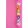 Carpeta para predicar con tratados fucsia y flores en solapa
