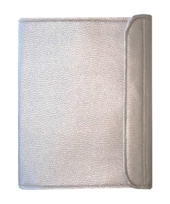 Carpeta para predicar en skay de color plata brillo