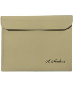 Carpeta para predicar en color entre verde y beige claro personalizable