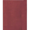 Carpeta para predicar de tela del color rojo personalizable