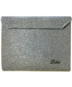 Carpeta de lujo, con filamentos oro y plata.