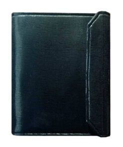 Carpeta para predicar en polipìel negra imitando grietas