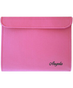Carpeta para predicar con el kit de enseñanza de polipiel fucsia personada